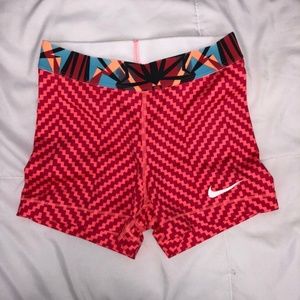 ***LIKE NEW*** NikePro Pro Orange Print Spandex